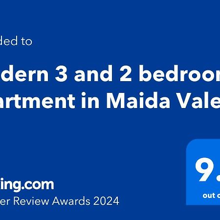 Modern 3 And 2 Bedroom Apartment In Maida Vale Londres Exterior foto